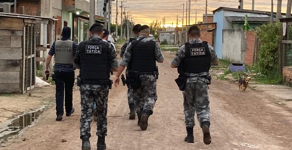 Operação mobilizou 137 policiais militares. Foto: Brigada Militar