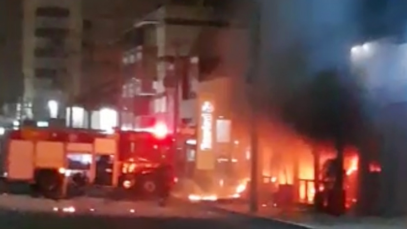 240420 INCÊNDIO FOGO RESTAURANTE CAPÃO DA CANOA
